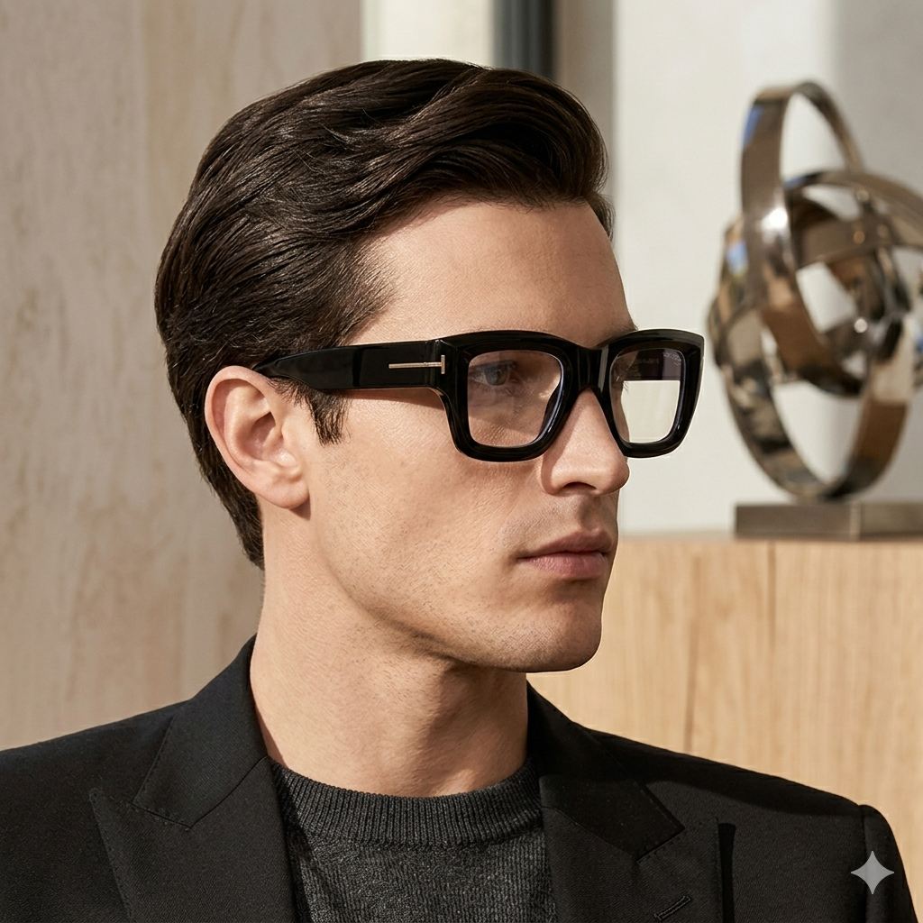 Wayfarer TOM-1 BLACK TRANSPARENT