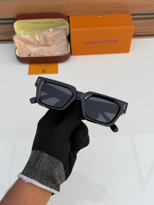 Louis wayfarer glossy black