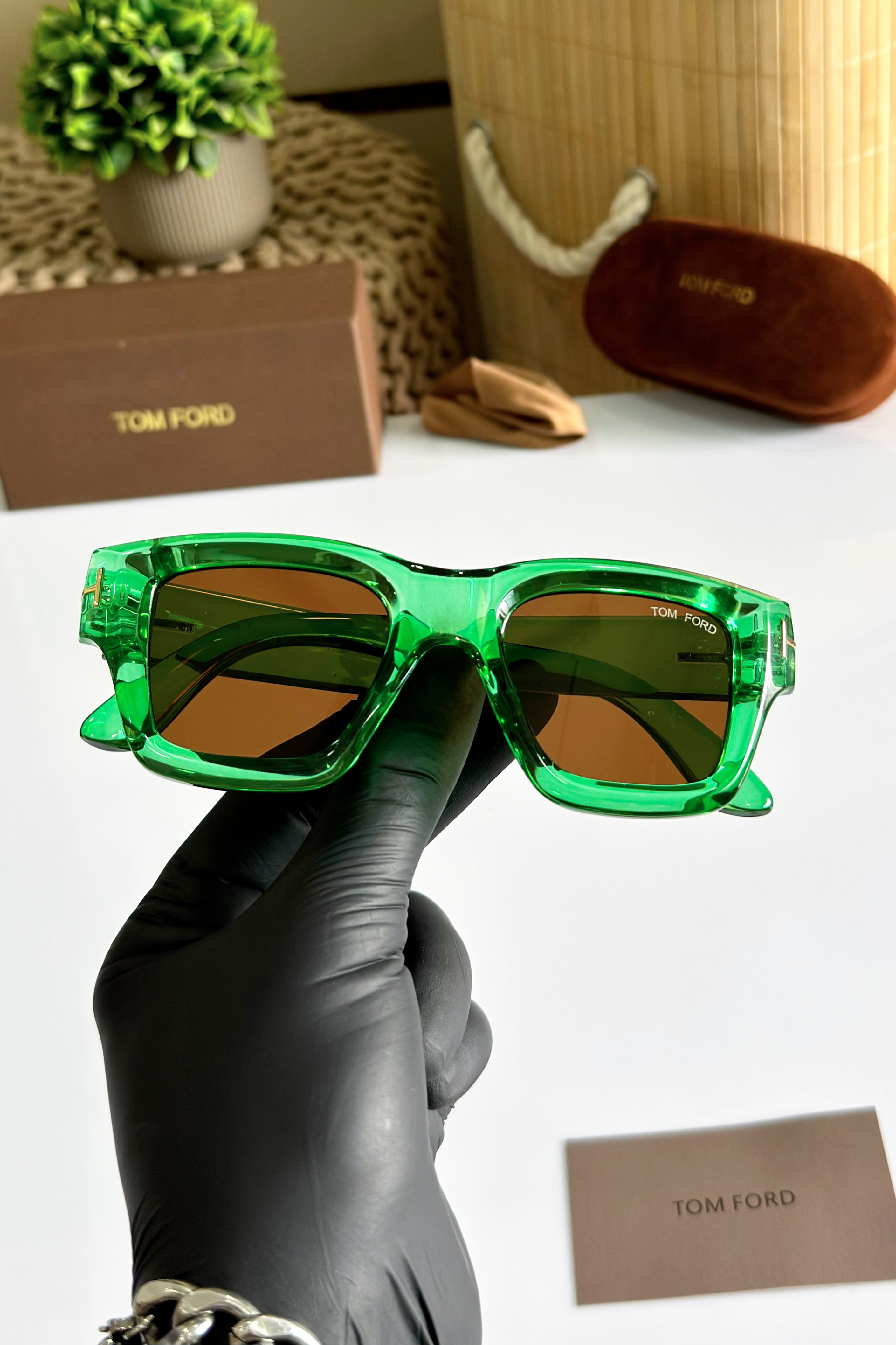 Wayfarer TF SHINE GREEN-BROWN